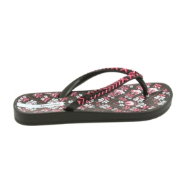 Černé žabky Ipanema 82519 černý růžový