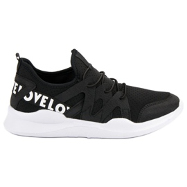 Černá textilní sportovní obuv