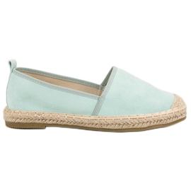 Bestelle Semišové espadrilky zelený