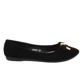 Černé dámské balerínky JM3550J Negro černá