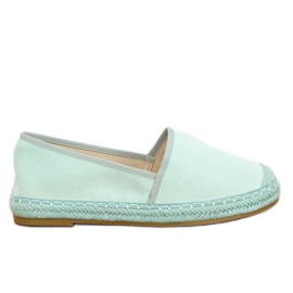Espadrilky, semišová máta AF40 LT.ZELENÁ zelený vícebarevný