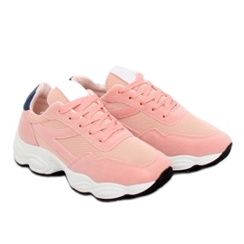 Růžová sportovní obuv E-102 Pink růžový