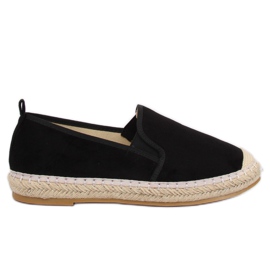 Black espadrilles 1768-11 Black černá