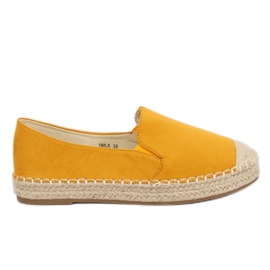 Žluté espadrilky pro ženy 180-5 žluté žluť