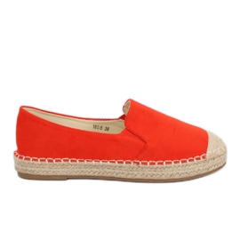 Oranžové espadrilky pro ženy 180-5 Orange pomerančový
