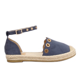 Espadrilky s páskem LX170 Blue námořnická modř