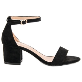 Ch. Creation Klasické sandály na baru černý