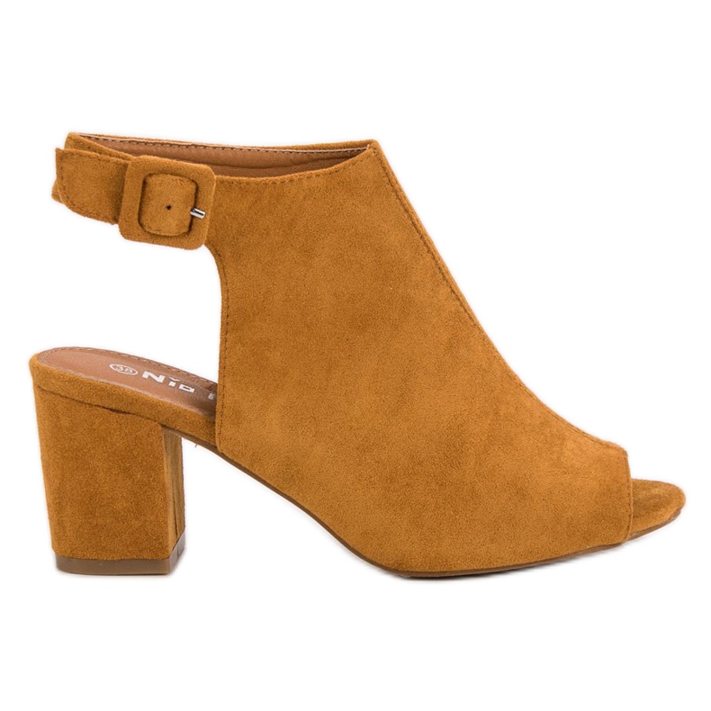 Nio Nio Postavené Sandály Na Baru žlutá