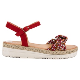 Ch. Creation Módní espadrilky červený