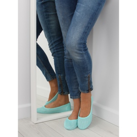 Peppermintové baleríny JX56 L. GREEN II-GAT zelená