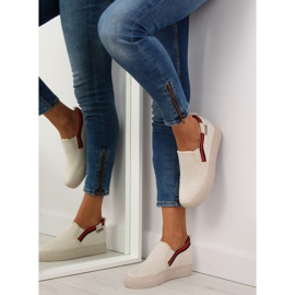 Béžové slip-on tenisky 107-40 Beige II-GAT béžový