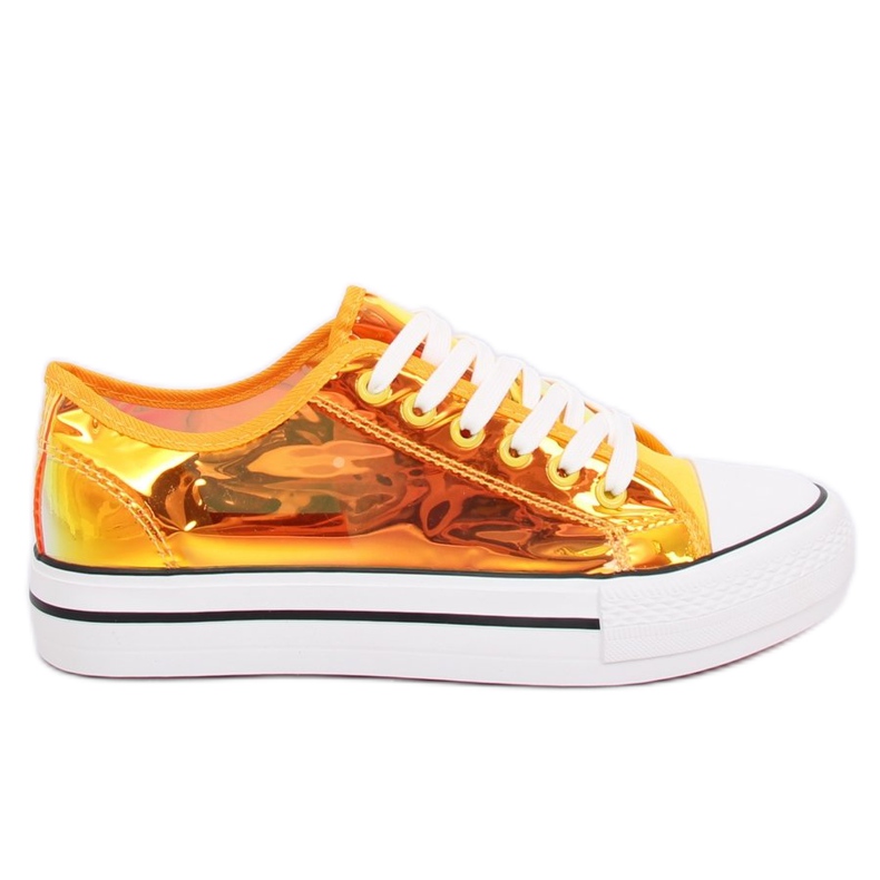 Žluté XL19P Žluté benzínové tenisky zlatý