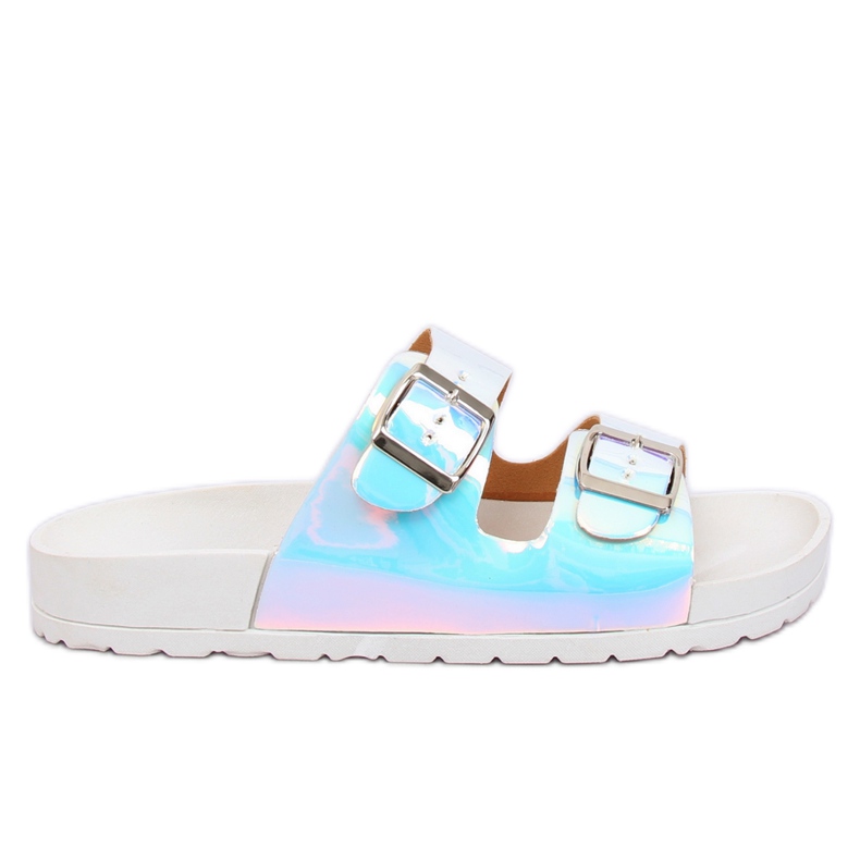 Bílé bílé pantofle BG28P bílý