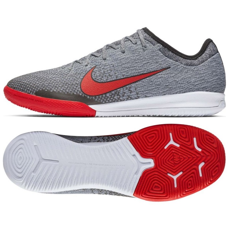 Sálová obuv Nike Mercurial Vapor 12 Neymar Pro Ic M AO4496-170 šedá šedá