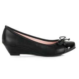 Kylie Klínová čerpadla černý