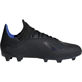 Kopačky Adidas X 18.3 Fg Jr D98184 vícebarevný černý