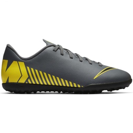 Kopačky Nike Mercurial Vapor X 12 Club Tf Jr AH7355-070 černý šedá