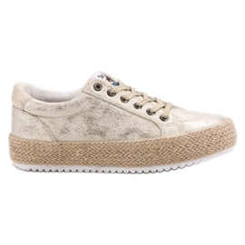 Betler Módní tenisky Espadrilles žluť