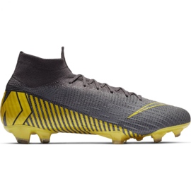 Kopačky Nike Mercurial Superfly 6 Elite Fg M AH7365-070 černý šedá