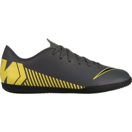 Sálová obuv Nike Mercurial Vapor X 12 Club Ic M AH7385-070 černý šedá