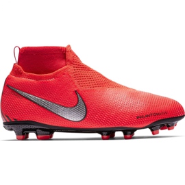 Kopačky Nike Phantom Vsn Elite Df Mg Jr AO3289-600 vícebarevný červený