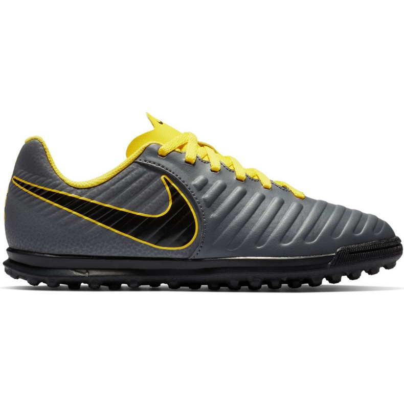 Kopačky Nike Tiempo Legend 7 Club Tf Jr AH7261-070 černá šedá