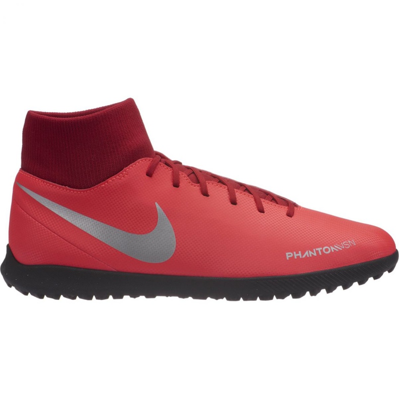 Kopačky Nike Phantom Vsn Club Df Tf M AO3273-600 vícebarevný červené