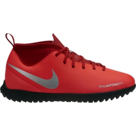 Kopačky Nike Phantom Vsn Club Df Tf Jr AO3294-600 vícebarevný červený