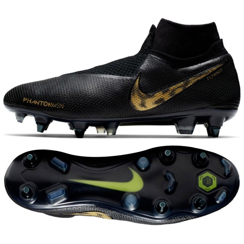 Kopačky Nike Phantom Vsn Elite Df Sg Pro Ac M AO3264-077 vícebarevný černá Kopačky Nike Phantom Vsn Elite Df Sg Pro Ac M AO3264-077 vícebarevný černá