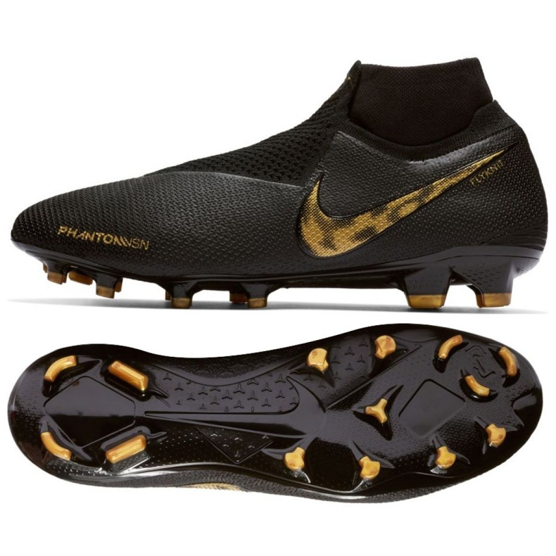 Kopačky Nike Phantom Vsn Elite Df Fg M AO3262-077 černá černá Kopačky Nike Phantom Vsn Elite Df Fg M AO3262-077 černá černá
