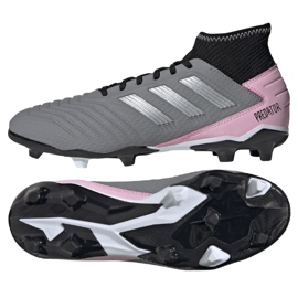 Kopačky Adidas Predator 19.3 Fg W F97528 šedá šedá