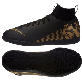 Sálová obuv Nike Mercurial SuperflyX 6 Club Ic Jr AH7346-077 černý černý