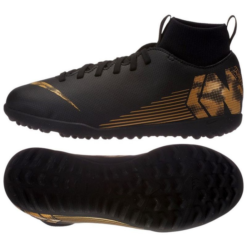 Kopačky Nike Mercurial SuperflyX 6 Club Tf Jr AH7345-077 černá černá