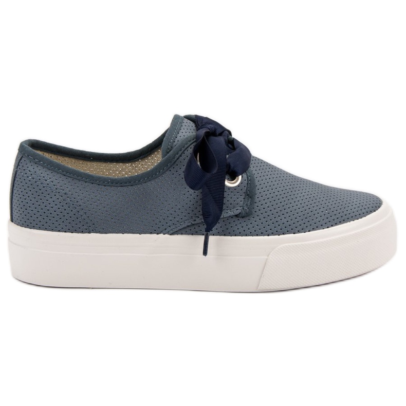 Kylie Tenisky svázané stuhou modrý Kylie Tenisky svázané stuhou modrý