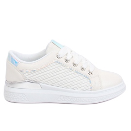 Bílé holografické tenisky ZF-40 White bílý