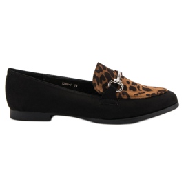 Skvrnité mokasíny VICES černá Skvrnité mokasíny VICES černá