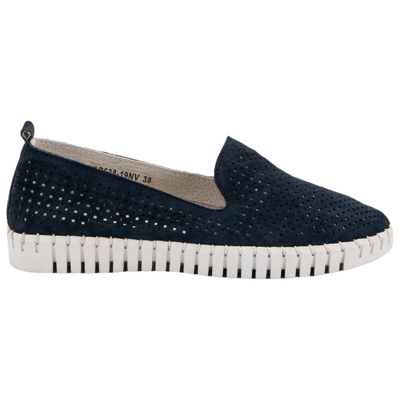 Filippo Navy Leather Lords modrý námořnická modrá