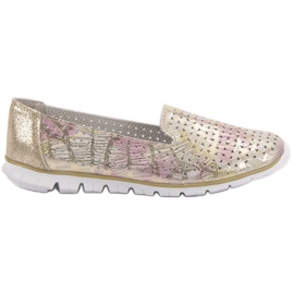 Filippo Módní pánové z kůže žlutá