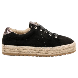 Seastar Svázané espadrilky černý
