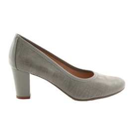 Arka Ark Pumps Dámské kožené flexibilní podešve 5137 šedá