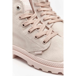 Palladium Pampa Hi Mono Chrome 638 Peach Whip fialový růžový