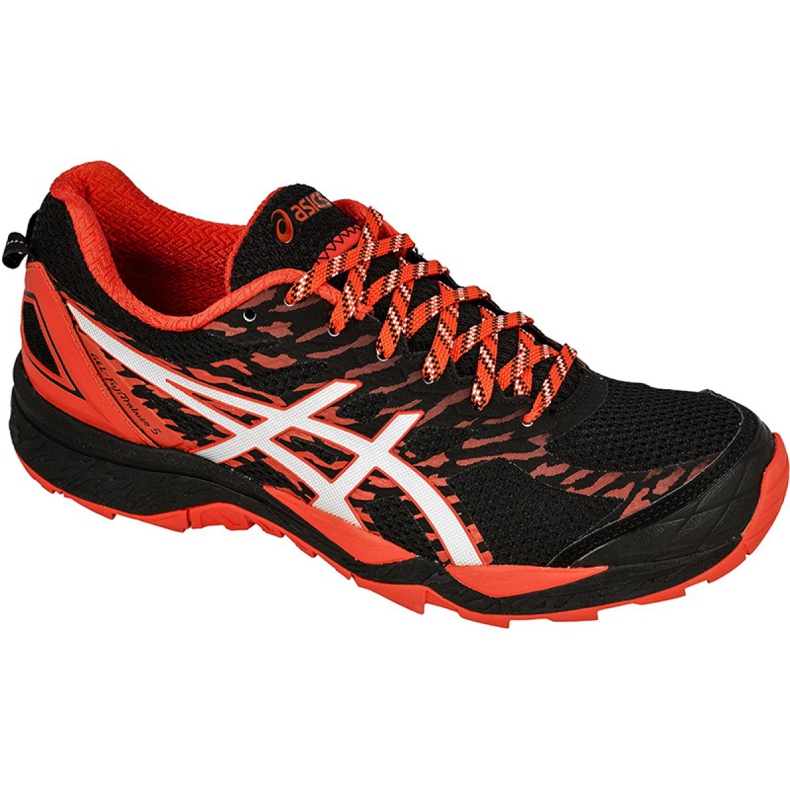 Běžecké boty Asics Gel-FujiTrabuco 5 M T6J0N-9023 černá oranžový