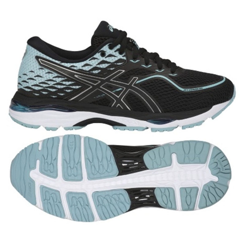 Asics Běžecké boty Ascis Gel Cumulus 19 M T7B8N-9014 černá modrý Asics Běžecké boty Ascis Gel Cumulus 19 M T7B8N-9014 černá modrý