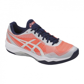 Volejbalové boty Asics Volley Elite Ff W B751N-0696 bílý oranžový Volejbalové boty Asics Volley Elite Ff W B751N-0696 bílý oranžový
