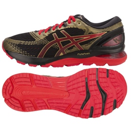 Běžecké boty Asics Gel Nimbus 21 M 1011A257-001 černý červený žluť