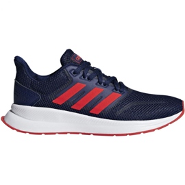 Běžecké boty adidas Falcon K Jr F36543 námořnická modř