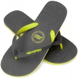 Pantofle Aqua-Speed ​​Palermo, sloupec 38 vícebarevný šedá zelený
