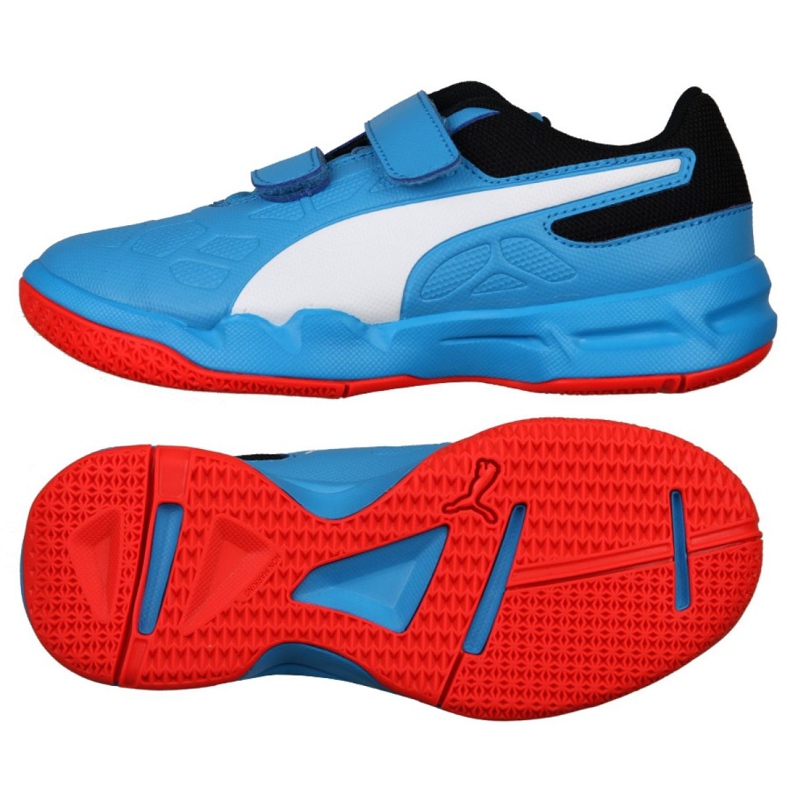 Sálová obuv Puma Tenaz V Jr Bleu Azur 104891 06 modrý modrý