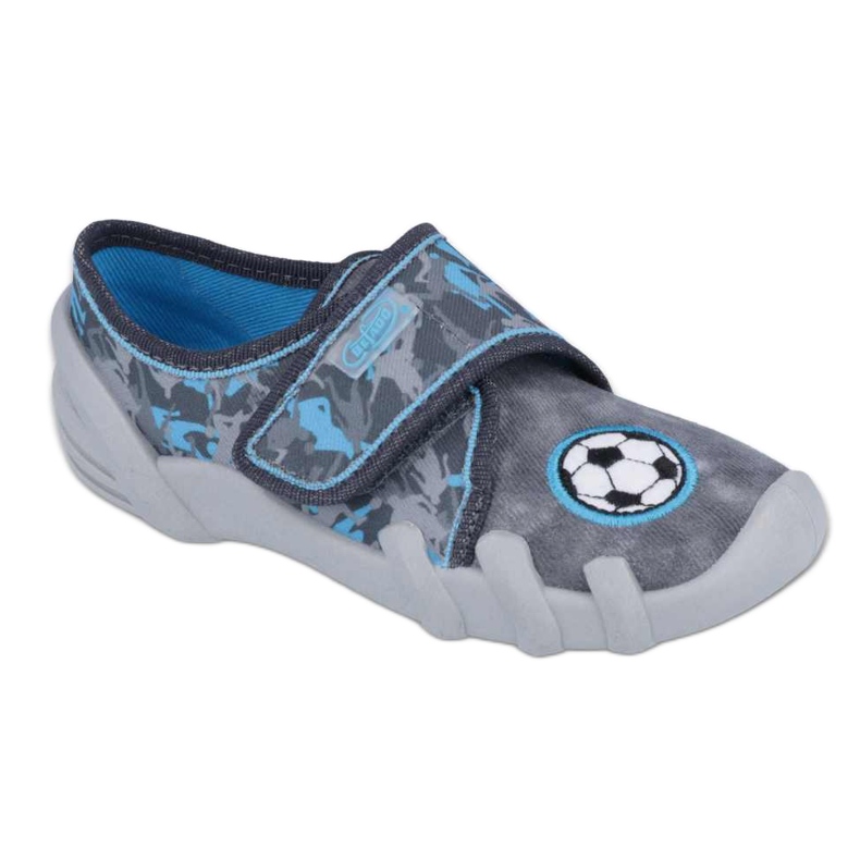 Fotbalová aplikace pro dětské pantofle Befado 273x259 modrý Fotbalová aplikace pro dětské pantofle Befado 273x259 modrý