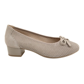 Dámské lodičky Caprice 22500-28 béžové béžový stříbro